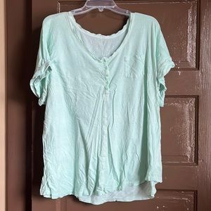 Distressed lounge tee